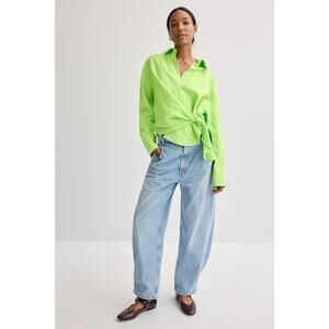 JW Anderson Draped Twisted Shirt - US Size 6/UK Size 10